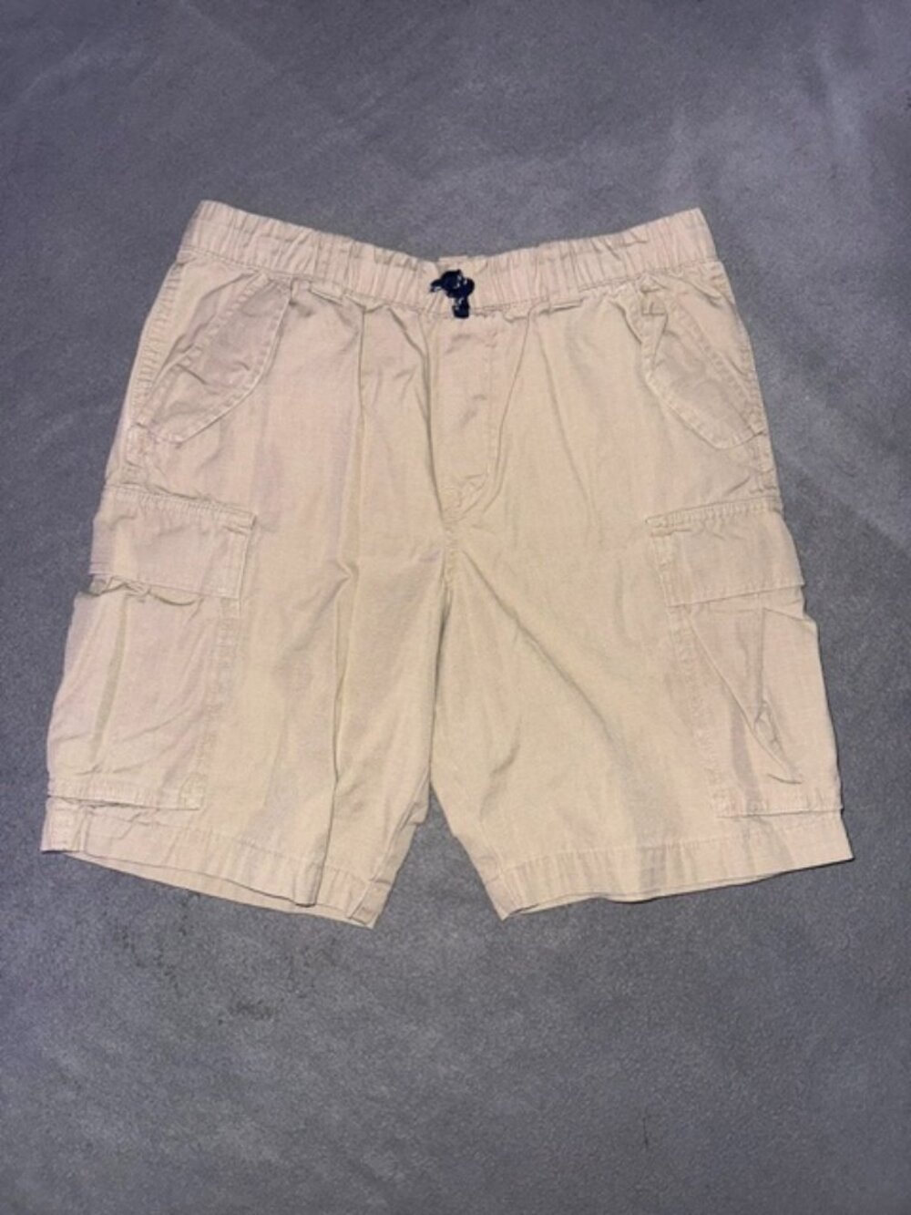 Polo Ralph Lauren Boys Cargo Shorts Size 16 Khaki Drawstring Ripstop Cotton